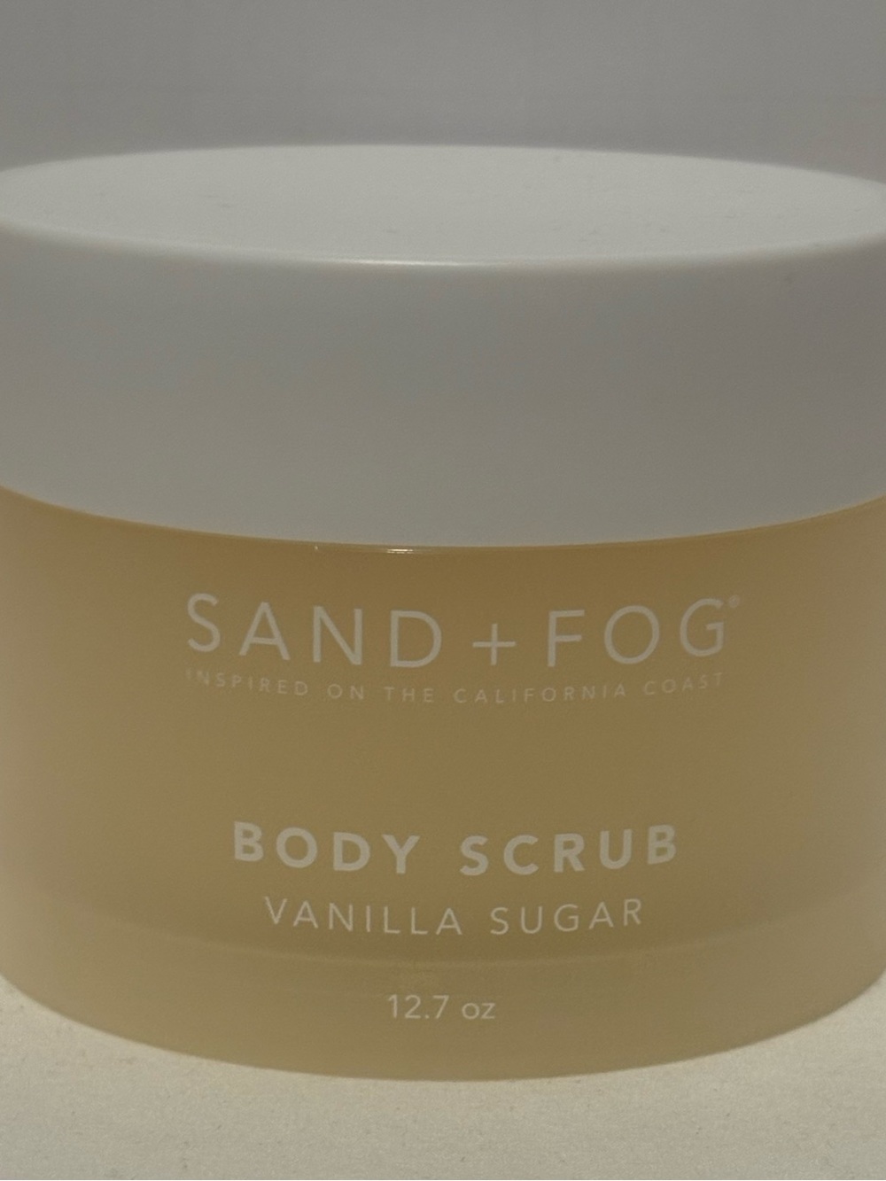 SAND+FOG Vanilla Sugar Exfoliating Body Scrub 12.7 oz NEW